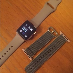Apple Watch series 7000 on back